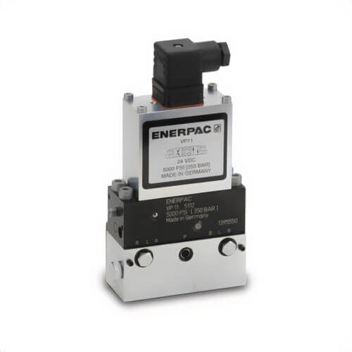 Enerpac® VP51 Normally Closed, Open Modular Poppet Valve 2-Position, 5,000 psi Pressure, 1.85 GPM Flow Rate