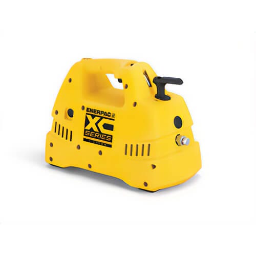 Enerpac® XC1201M Cordless Hydraulic Pump, 3/2 Valve, 60 in³ Usable Oil, Batteries and Charger Not Included