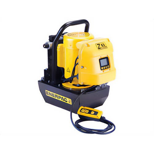 Enerpac® ZE3308SB Electric Hydraulic Pump, 3/3 Solenoid Valve, Electric Box and LCD, 2.0 gal Usable Oil
