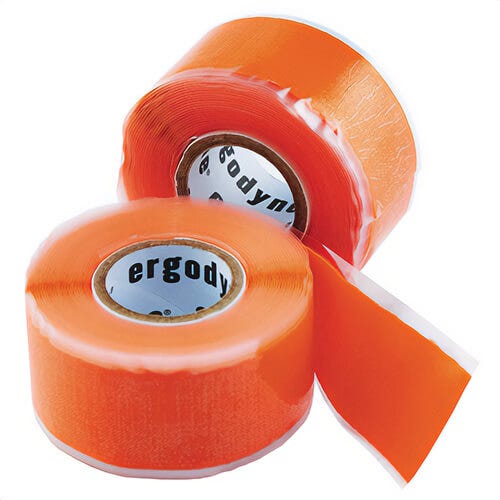 Ergodyne® 19756 Squids® 3755 Self-Adhering Tool Tethering Tape Trap, for 3700, 3703, 3713, 3103 Tails, Fiberglass, Orange