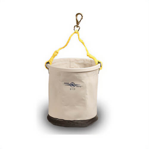 Estex 2069 Heavy Duty Tool Bucket with Snap, 15 in H, Canvas