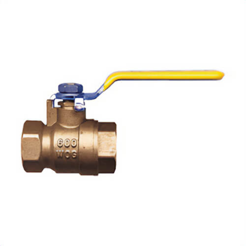 Fairview BV4103-E Ball Valve, 3/4 in Nominal, Female End Style, Lead Free Brass Body, Full Port