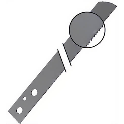 Fein 63503063007 Z22-6 HSS Blade 12L, 16 TPI