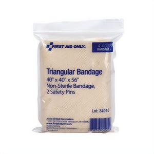 First Aid Only® 4-002B Triangular Bandage, Muslin/Fabric