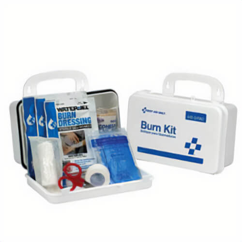 First Aid Only® 440-O/FAO Burn Care Kit, 11 Components, Plastic Case, 4-9/16 in H x 2-3/8 in W x 7-11/16 in D