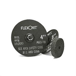 FlexOvit® High Performance™ F0320 Cut-Off Wheel, 3 in dia x 1/16 in Thick, 3/8 in Center Hole, A46T Grit, Aluminum Oxide Abrasive
