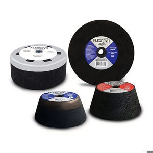 FlexOvit® N6255 High Performance™ Grinding Wheel, 2 in dia x 2 in thick, C16PB Grit, Silicon Carbide Abrasive