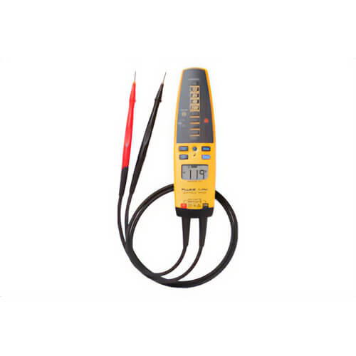 Fluke® T+PRO Electrical Tester, 3-Phase Handheld, (2) AAA Battery, 