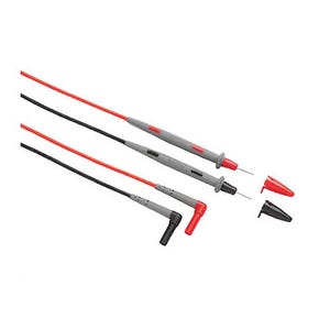 Fluke® TL71 Test Lead Set, Premium, Specifications: CAT II 1000V AC/CAT IV 600V AC, 10 A Safety Rating, 2 pc