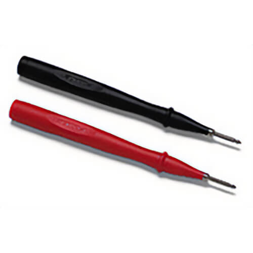 Fluke® TP2 Test Probe, Slim Reach, 10 A, 1000V AC, Safety Rating: CAT II 1000 V/10 A, 2 mm dia, 10 in Length, Black/Red