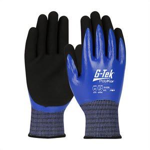 G-Tek® 16-939/XL PolyKor® X7™ Touchscreen Cut-Resistant Gloves, Extra-Large, Nitrile Coating, Nitrile/PolyKor® X7™