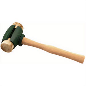 Garlandâ„¢ 31004 Rawhide Hammer Split Head Raw Hide Hammer, 2 in dia