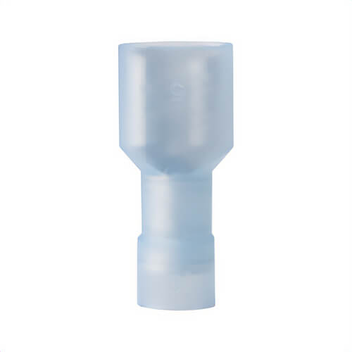 GB® 10-153F Female Terminal, 16 to 14 AWG Conductor, 1/4 in Tab, Fully Insulated Barrel, Blue