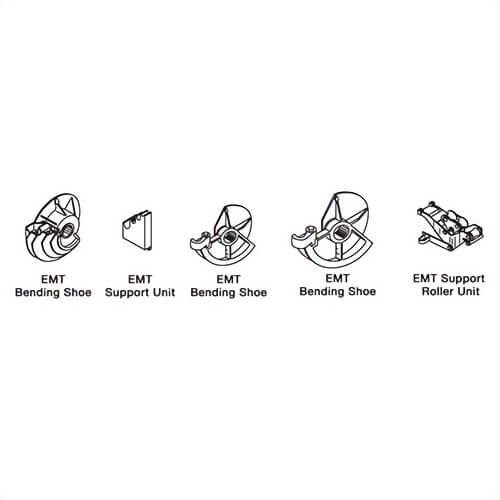 GB® BEMT-52 EMT Shoe Group, Use With B2555 Electric Sidewinder® Benders