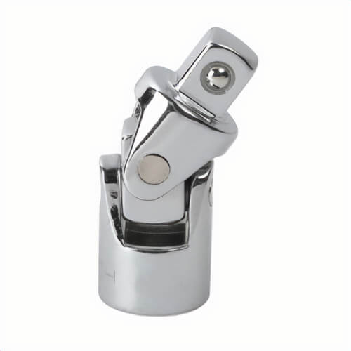 Gearwrench® 80600D Standard Universal Joint, Polished Chrome, Square Drive, 1/2 in Male Drive, 1/2 in Female Drive, Steel