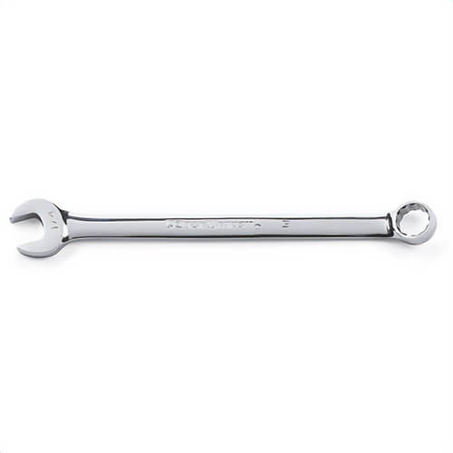 GearWrench® 81816 Combination Wrench, Long Pattern, Imperial, Non-Ratcheting Wrench Type, 1-3/8 in Wrench Opening, 12 Points