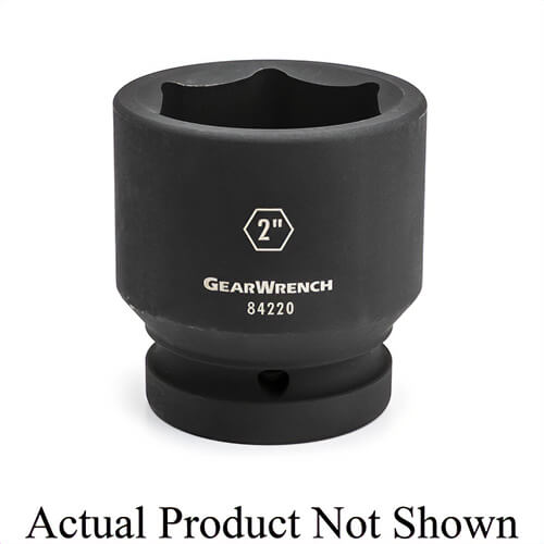 Gearwrench® 84224 Socket, 1 in Hex Drive, 2-1/4 in Standard Socket, 6 Points