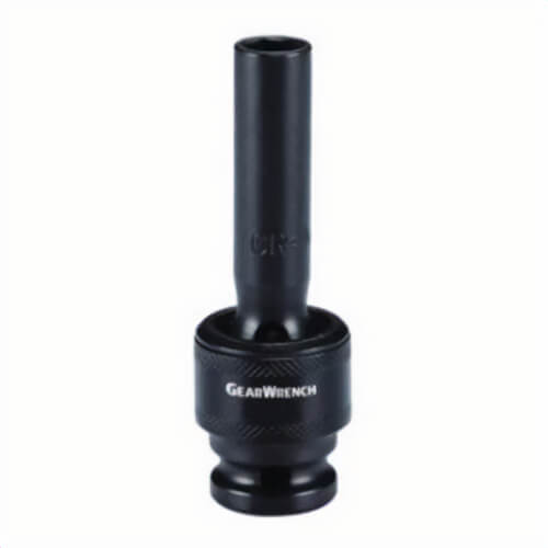 Gearwrench® 84383N Deep L Universal Socket, 3/8 in, 17 mm, 6 Points