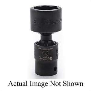 GearWrench® 84743 X-Core™ Impact Rated, Imperial, 1/2 in Hex Drive, Standard Socket, 7/8 in Socket, 0.984 in Opening Depth
