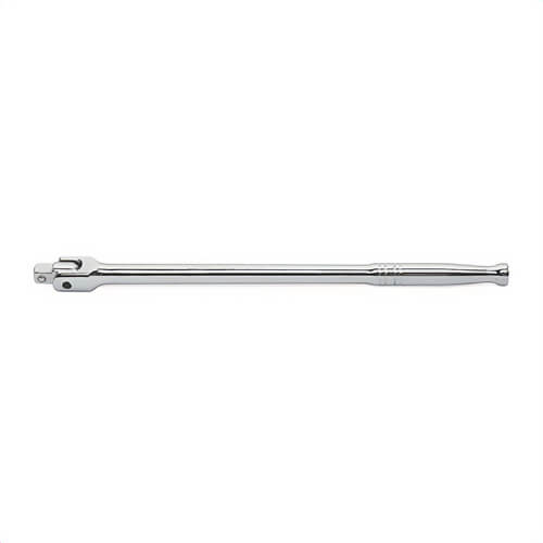 Gearwrench® 87802 Square Drive Flex Handle/Breaker Bar, 3/8 in Drive, 18 in OAL, ASME B107.10, Alloy Steel, Full Polished Chrome