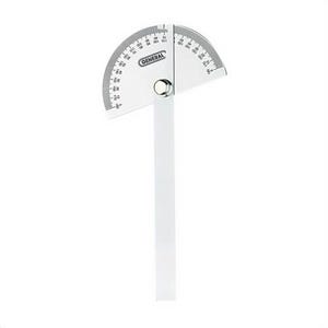 General® 18 Round Head Protractor, 0 to 180° Measuring, 6 in Blade, SS