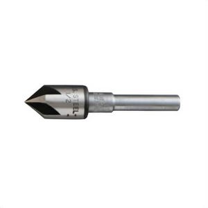 General® 195-1/2 Rose Pattern Countersink, 1/2 in dia Body, 1/4 in dia Shank, 5 Flutes, HSS