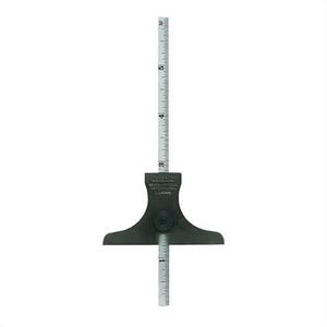 General® 444 Depth/Angle Gage, SS Rule/Hardened Steel Base
