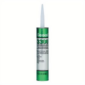 Sherwin-Williams® GC68103 Geocel® 3300® Anaerobic 1-Part High Strength Polyurethane Sealant, 10.1 oz Cartridge, Black