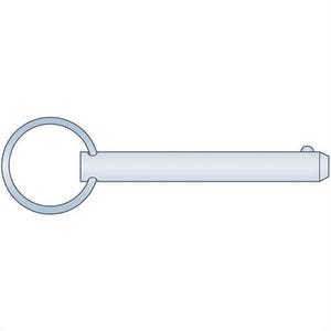 G.L.Huyettâ„¢ DTP-0250-3500 Heritageâ„¢ Imperial Detent Pin, 1/4 in dia, 3-1/2 in L Usable, Medium Carbon Steel, Zinc Clear