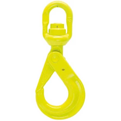 GrabiQ™ BKLK-18/20-10 Self-Locking Safety Swivel Hook, Z101095, 3/4 in Chain, 35300 lb WLL