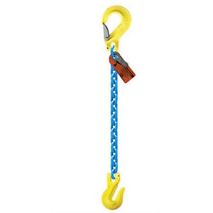 GrabiQ® Single Leg, 5/8 in, Adjustable Chain Sling, EGKN1-GG, 5 ft Length, 22600 lb WLL