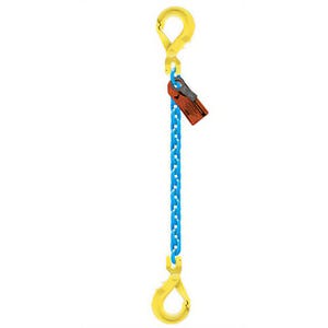 GrabiQ® Single Leg, 5/8 in, Adjustable Chain Sling, GBK1-GBK, 5 ft Length, 22600 lb WLL