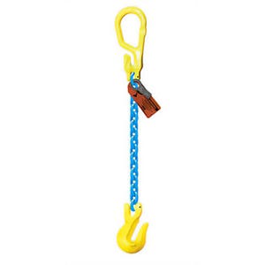 GrabiQ® Single Leg, 5/8 in, Adjustable Chain Sling, MG1-GG, 5 ft Length, 22600 lb WLL