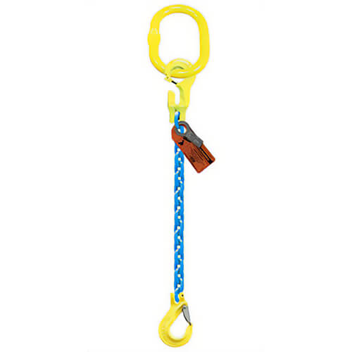 GrabiQ® Single Leg, 7/32 in, Adjustable Chain Sling, TG1-EGKN, 5 ft Length, 3300 lb WLL