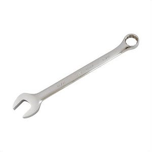 Gray Tools 3126 Combination Wrench, Imperial, 13/16 in, 12 Points, 15° Offset, 10.62 in OAL, Polished Chrome, ANSI B107.6|AS954