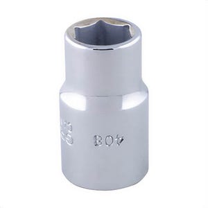 Gray Tools 408 Standard Socket, Imperial, 1/2 in, 1/2 in Hex Socket, 6 Points