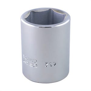 Gray Tools 432 Standard Socket, Imperial, 1/2 in, 1 in Hex Socket, 6 Points