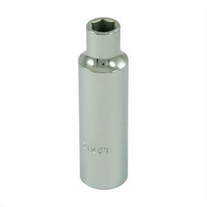 Gray Tools LDS12 Deep Socket, Imperial, 1/2 in, 3/8 in Hex Socket, 6 Points