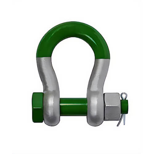 Green Pin® SUGHMB45 G-5263 Super® Bolt, Nut & Cotter Anchor Bow Shackle, Alloy, 1-3/4 in, 40 ton