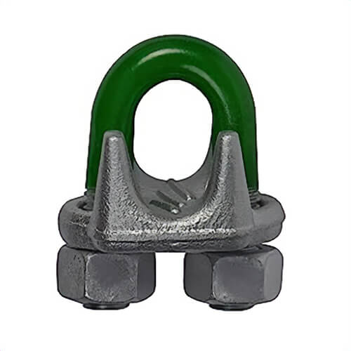 Green Pin® CLGRP56 G-6240 Wire Rope Clip, EN 13411-5 B, DF, 2-1/4 in