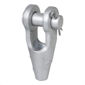Green Pin® SKGOS016 G-6412 Open Spelter Socket, HDG, 25 ton