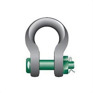 Green Pin® SLGPF0040 P-6033 Sling Shackle, Bolt and Nut, Grade 8, 40 ton