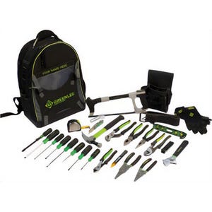 Greenlee® 0159-28BKPK Backpack Kit, Professional Tool, 28 pc