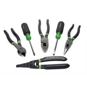 Greenlee® 0159-36 Apprentice Tool Set, 6 pc, ANSI/ASME Specified Specifications Met, Chrome Vanadium Steel