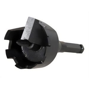 Greenlee® 149H2-2-1/8 E-Z Bore® Wood Boring Bit, Quick Change Self-Feed, 2-1/8 in dia, 5 in OAL, 7/16 in Shank, Hardened Carbon Steel Alloy