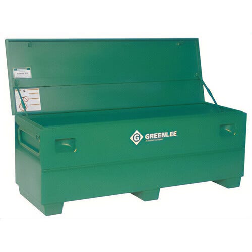 Greenlee® 2472 Chest Box, 72 in Overall Width, 25 in Height, 24 in Depth, 4 in Height, 69 in Width, 4 in Depth, 16 ga Steel, Green