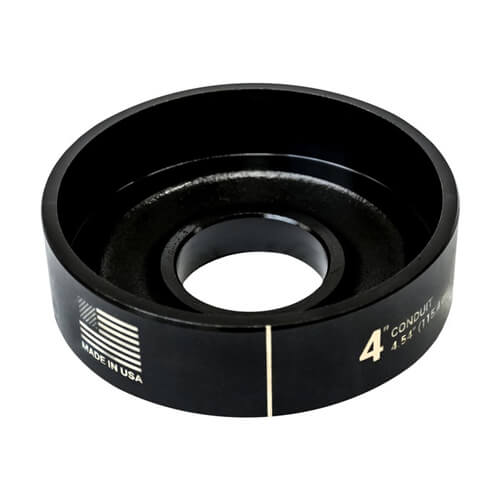 Greenlee® 2983AV Slug-Buster® Replacement Round Conduit Die, Standard Round Punch, 4 in, Mild Steel, 10 ga