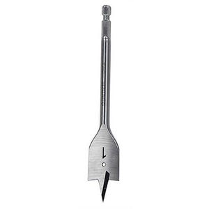 Greenlee® 33A-1-1/2 Spade Bit, Standard, 1-1/2 in, 6-1/4 in OAL, 1/4 in Shank, Hex Shank, Steel, Hardwood, Plywood, Softwood