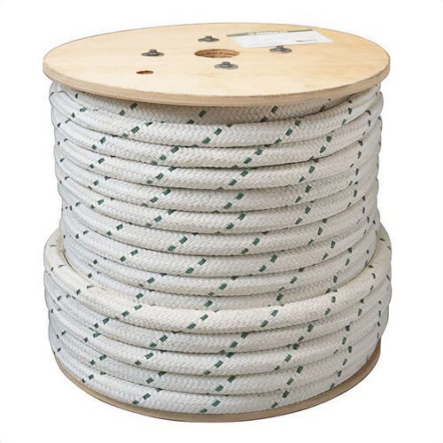 Greenlee® 34138 Double Braided Rope, 7/8 in OD, 1200 ft L, 8,000 lb Working, Nystron