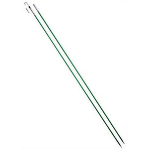 Greenlee® 540-12 Fish Stix Short Pulling Rod Kit, 12 ft L, 1/4 in dia, Green